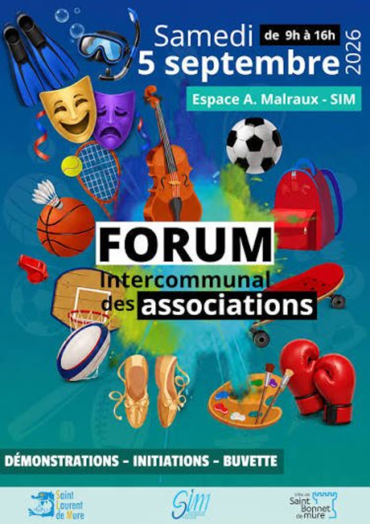 Affiche de l'évènement Forum Intercommunal des Associations