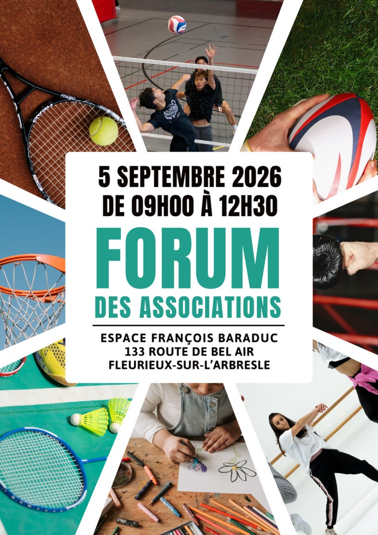 Affiche de l'évènement FORUM DES ASSOCIATIONS