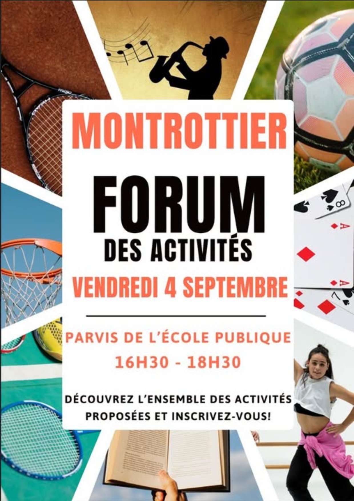 Affiche de l'évènement MONTROTTIER FORUM DES ACTIVITÉS