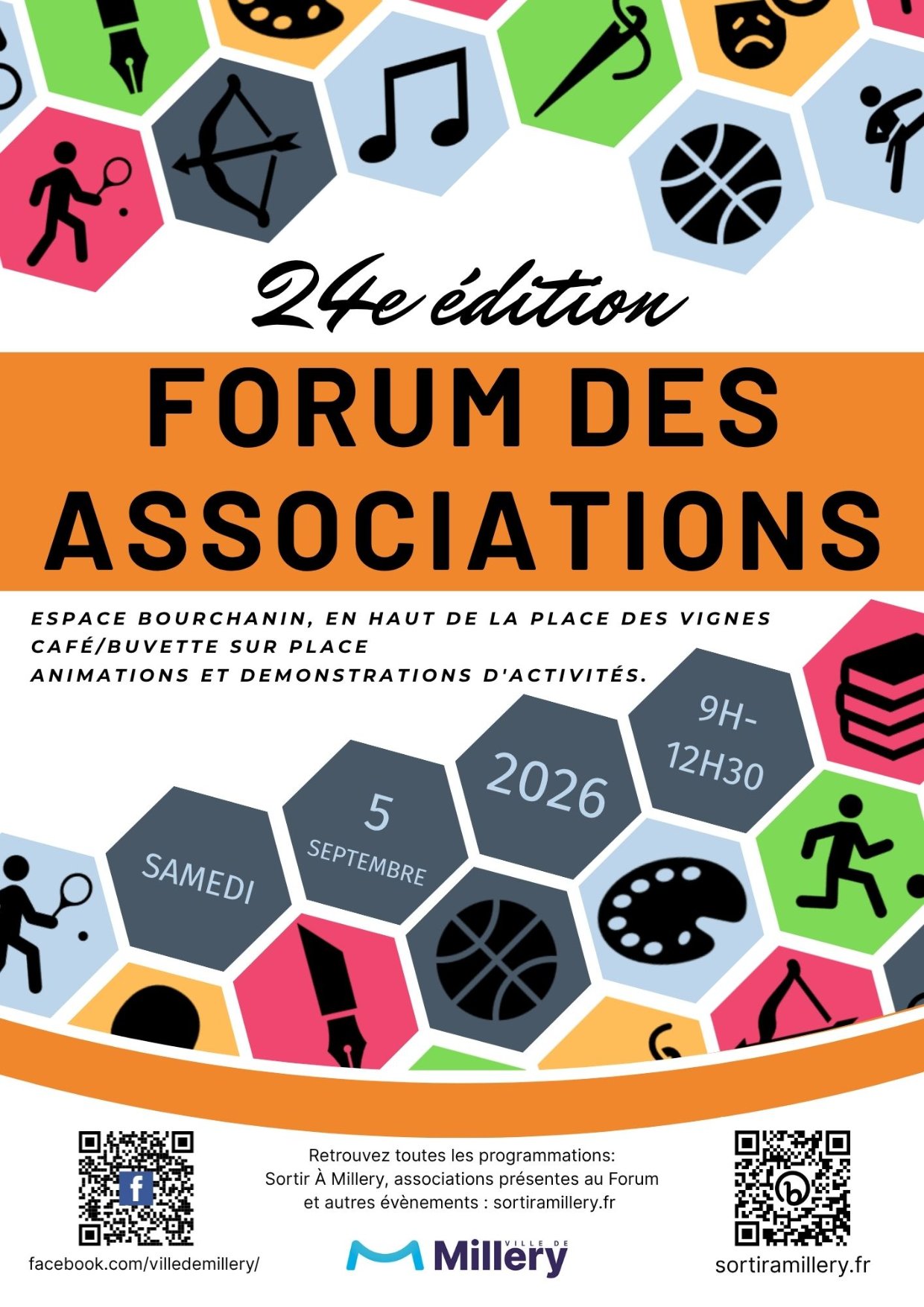 Affiche de l'évènement 24e édition Forum des Associations