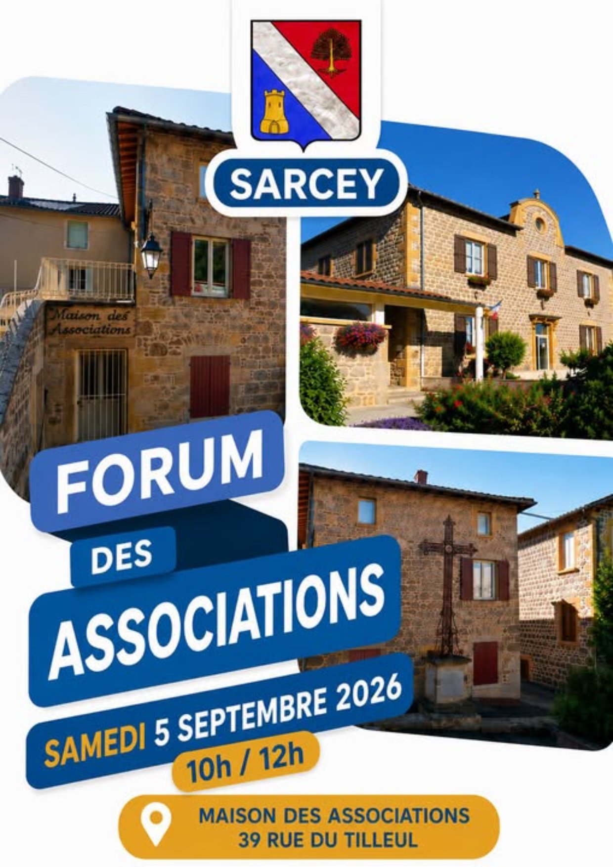 Affiche de l'évènement Forum des Associations de Sarcey