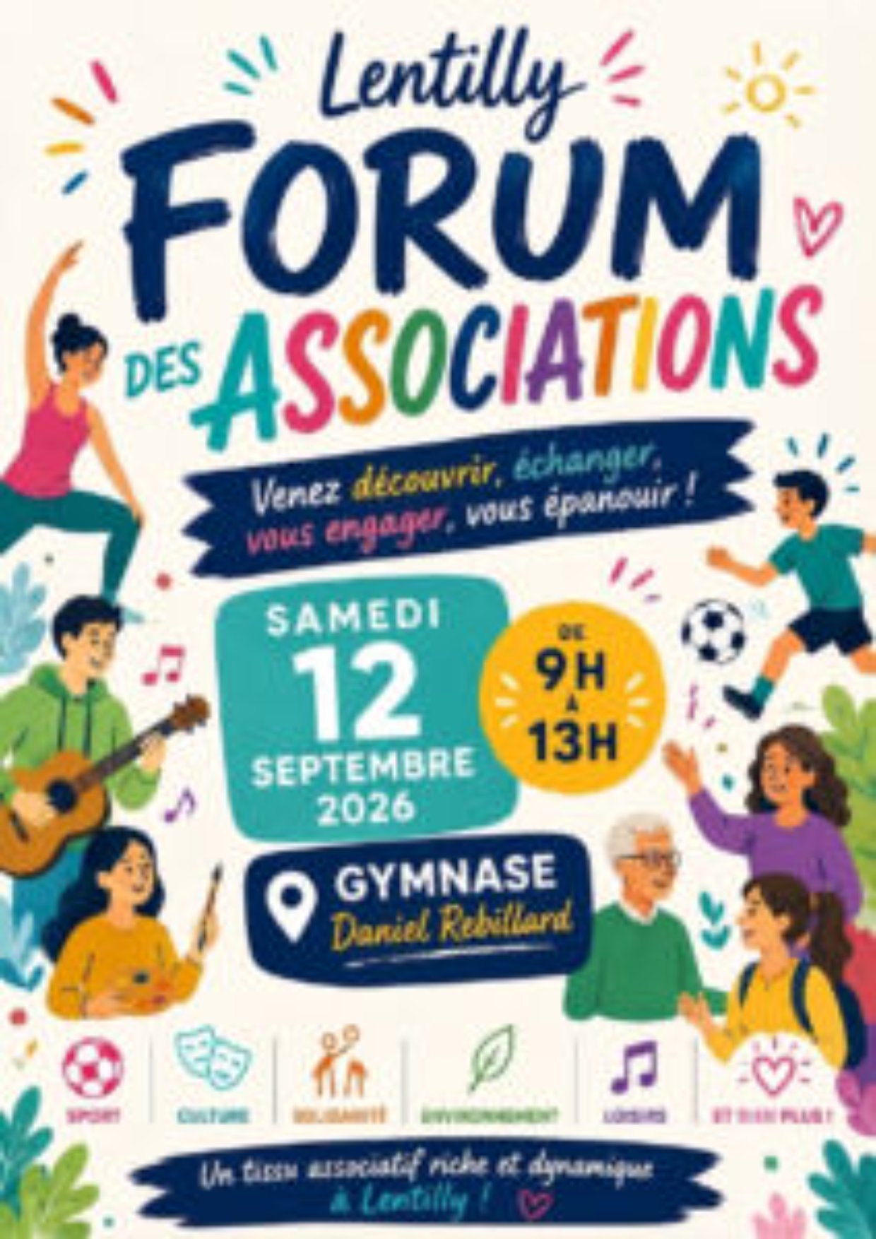 Affiche de l'évènement Forum des Associations de Lentilly