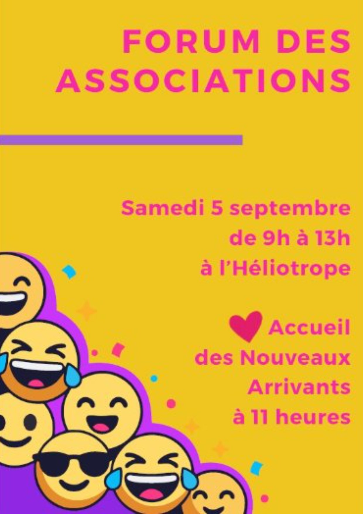 Affiche de l'évènement Forum des Associations